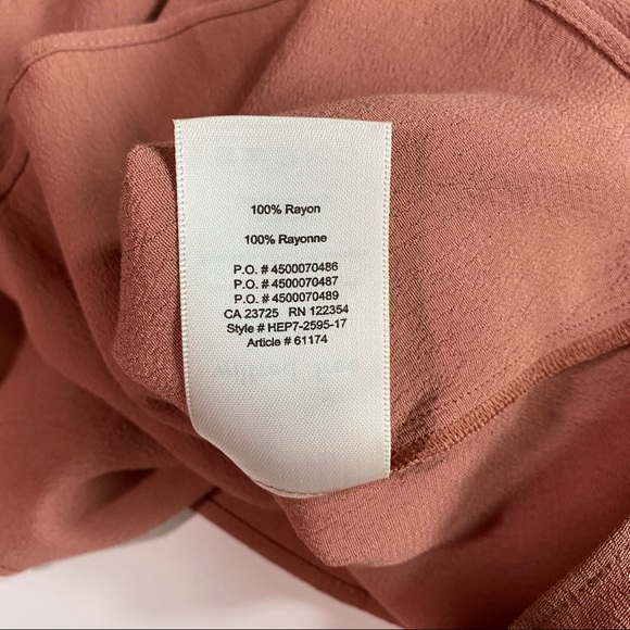 Aritzia ~ Wilfred Free Redling Long Sleeve Blouse - Picture 9 of 11